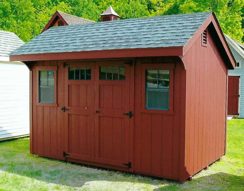 Deluxe Quaker Shed Q3 - CT Discount Sheds & Amishland Sheds